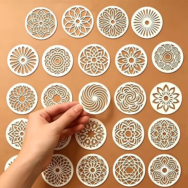 25 Plantillas de Mandala para Decorar Piedras, Muros y Muebles - UpsArtes
