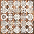 25 Plantillas de Mandala para Decorar Piedras, Muros y Muebles - UpsArtes