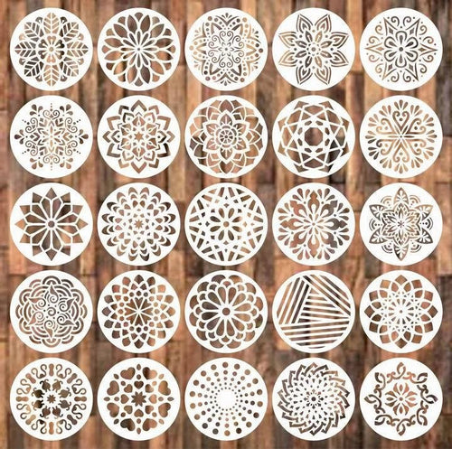 25 Plantillas de Mandala para Decorar Piedras, Muros y Muebles - UpsArtes