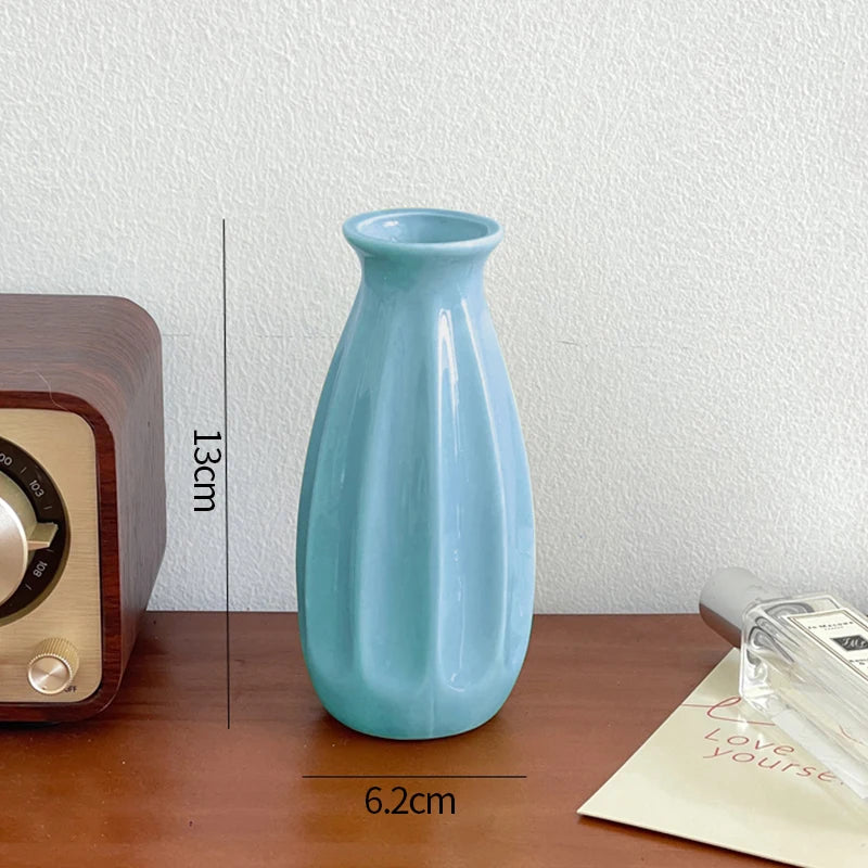 Mini Florero de Cerámica Decorativo | Estilo Nordic Kawaii