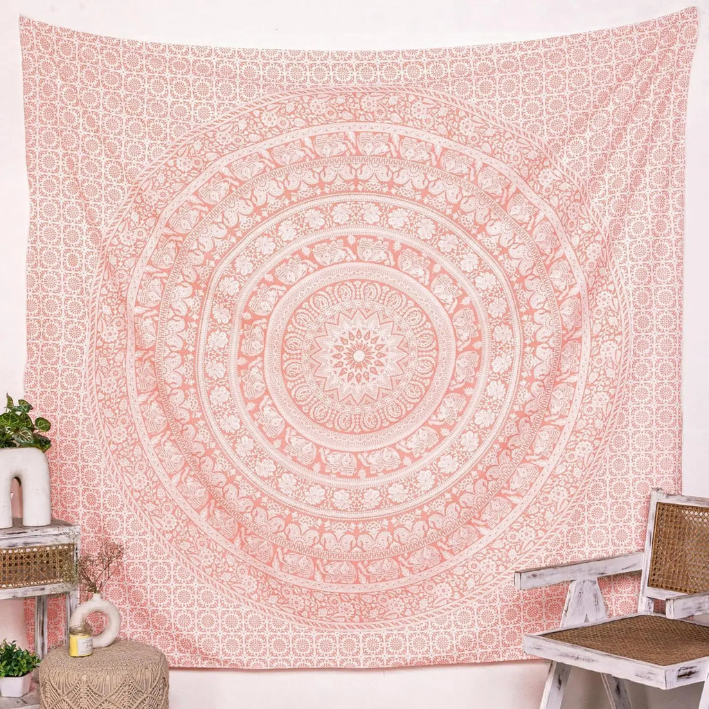 Tapiz mandala bohemio decorativo para pared