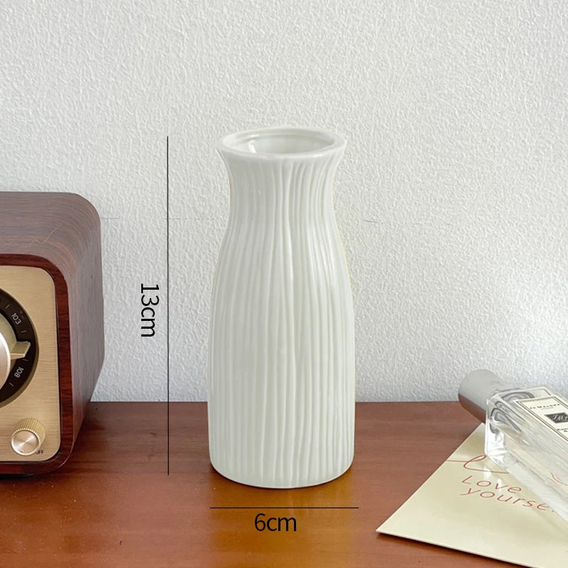 Mini Florero de Cerámica Decorativo | Estilo Nordic Kawaii