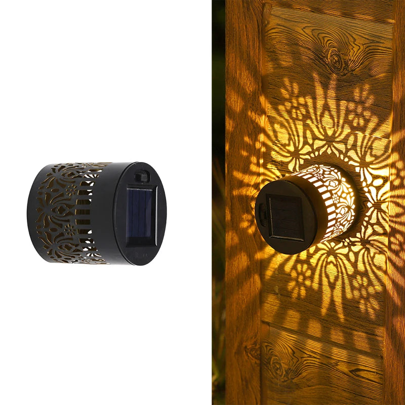 Iluminación mandala para patio exterior