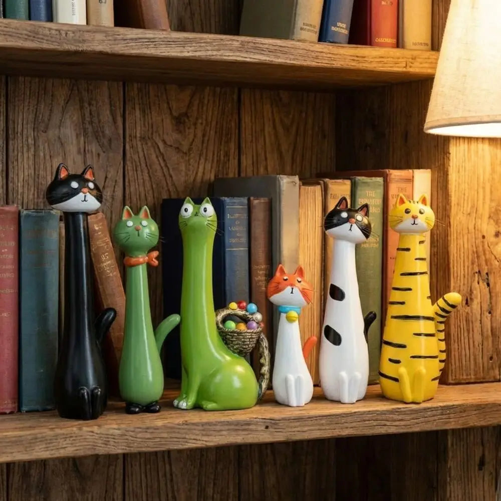 Figura decorativa de gato para el hogar
