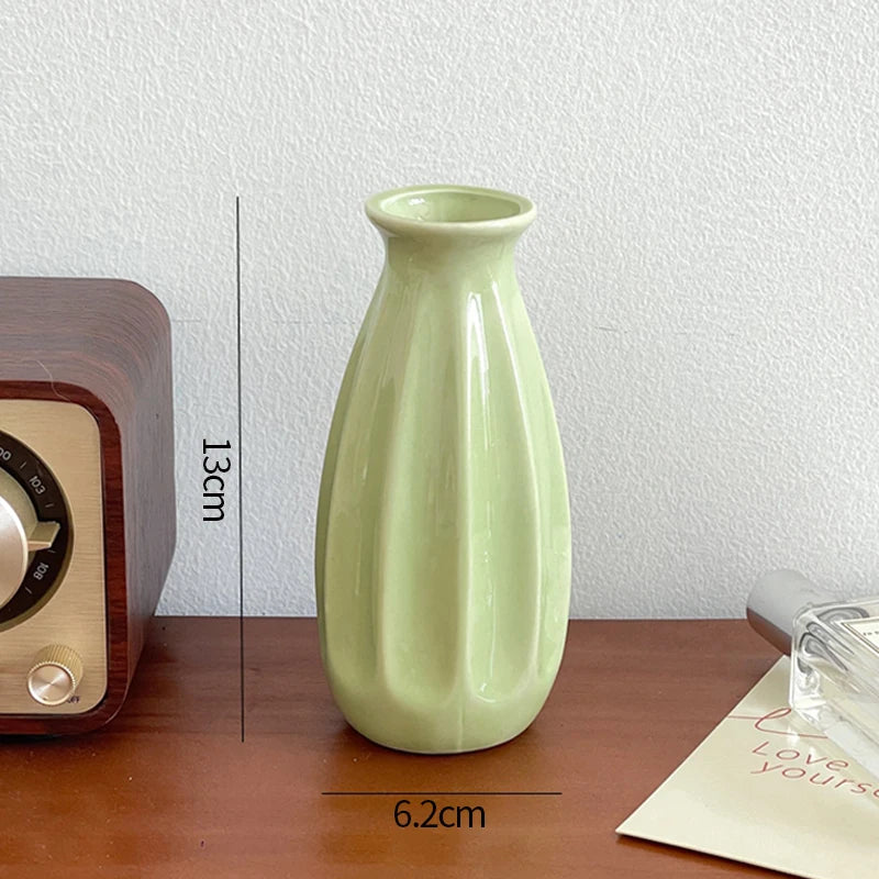 Mini Florero de Cerámica Decorativo | Estilo Nordic Kawaii