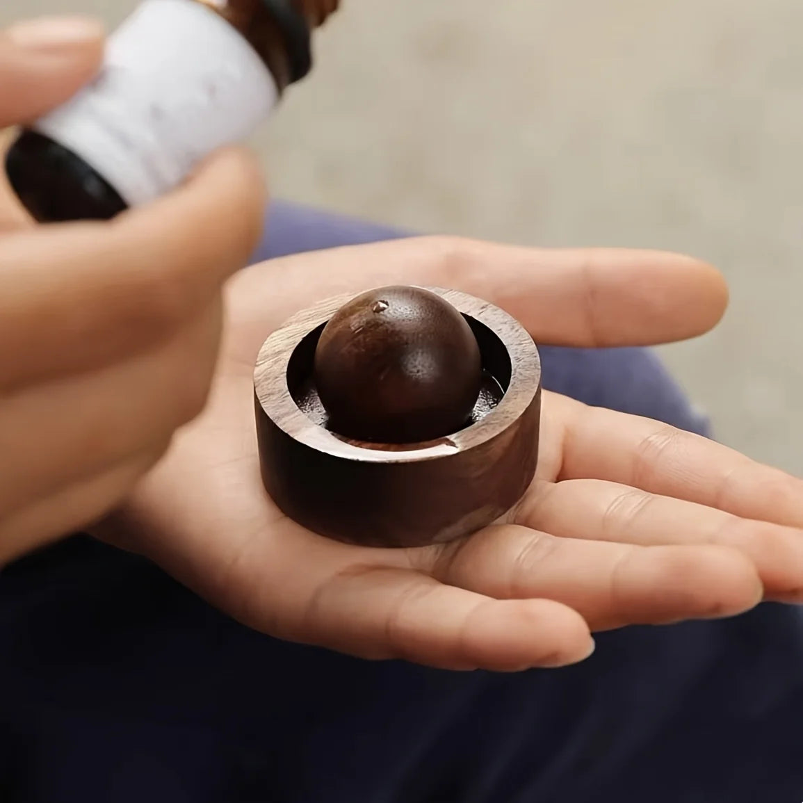 Minidifusor de madera para aceites esenciales