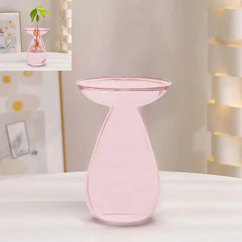 Florero hidropónico A3 con diseño decorativo