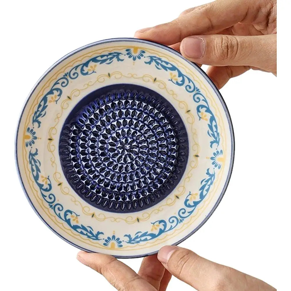 Rallador de Cerámica para Ajo y Jengibre | Plato Multifunción