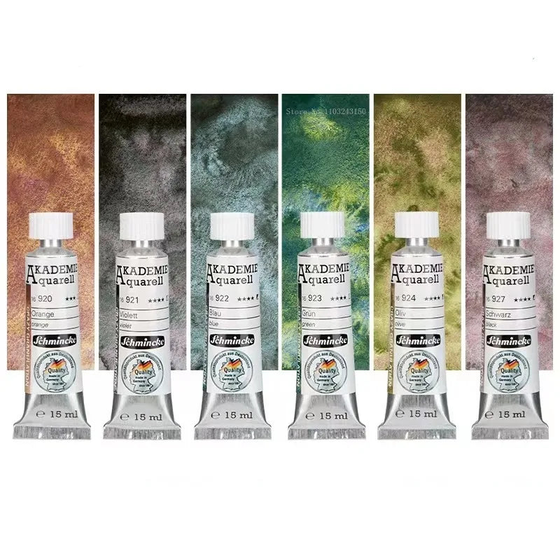 Acuarela Schmincke granulada en tubo de 15 ml | 6 colores