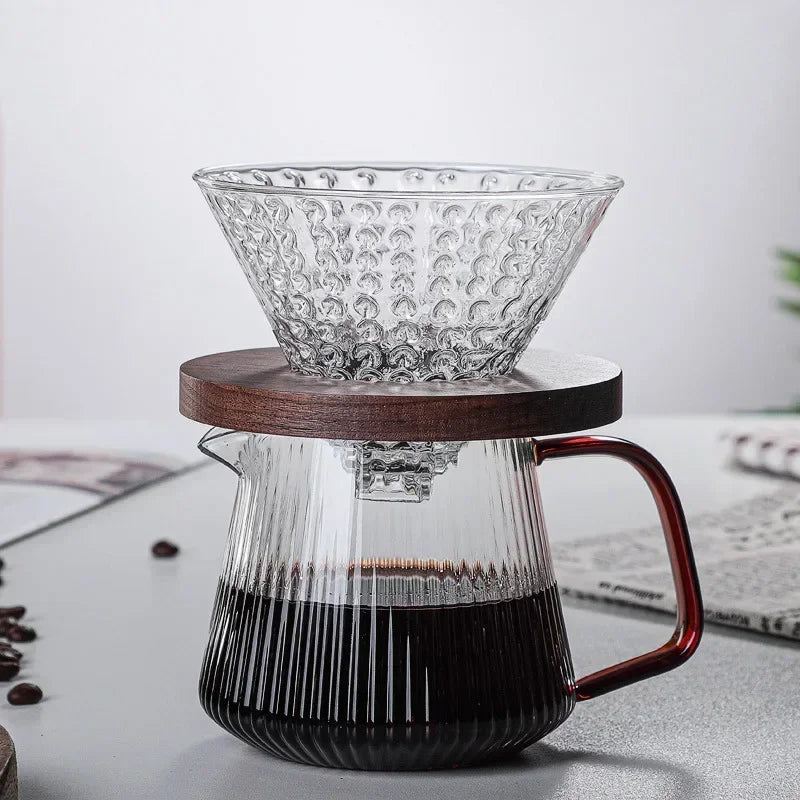 Cafetera de vidrio borosilicato para café
