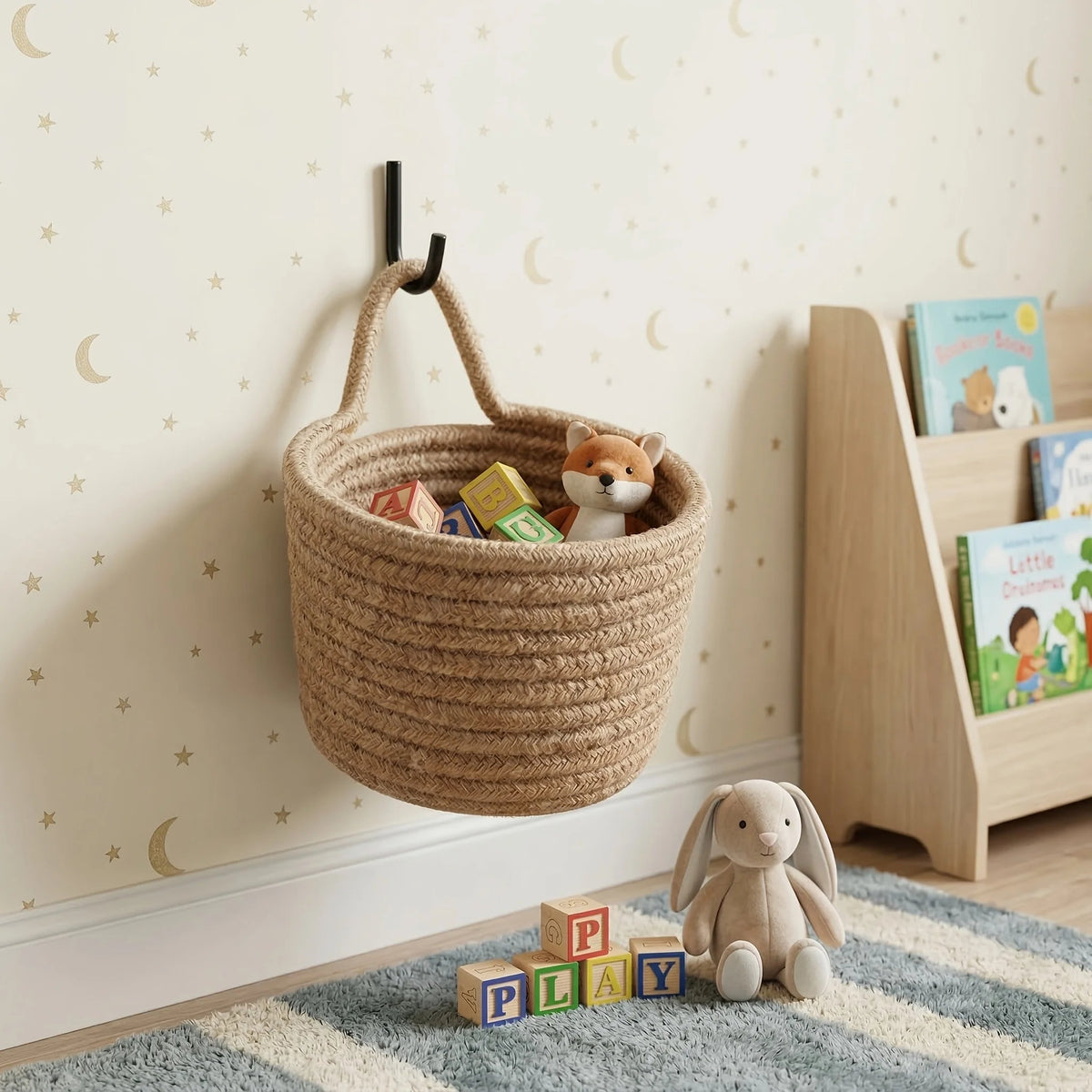 Organizador colgante boho tejido