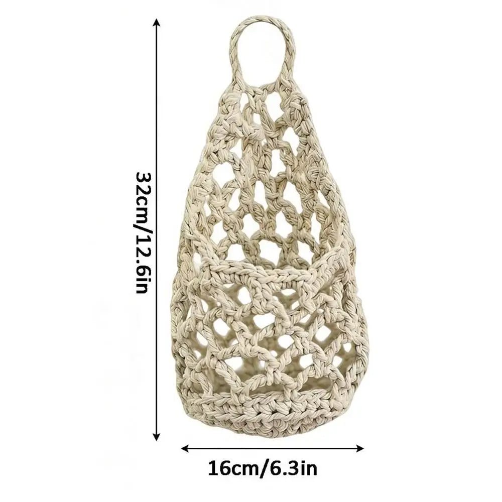 Colgador de Plantas de Macramé | Cuerda de Algodón 32 × 16 cm - UpsArtes