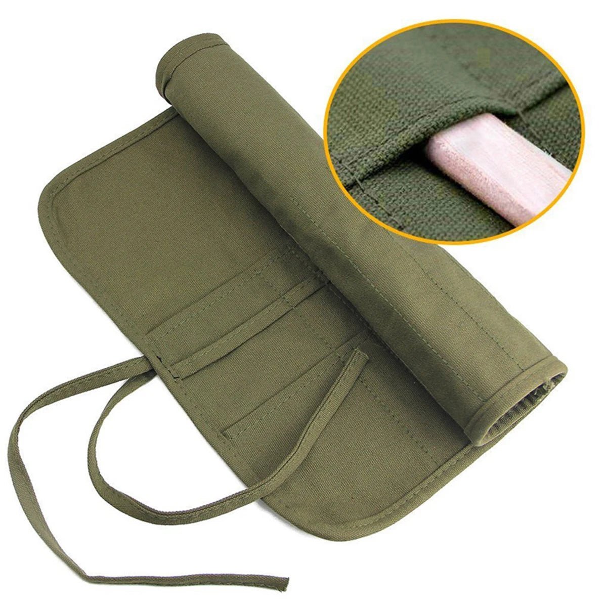 Estuche Enrollable para Pinceles | 22 Ranuras - UpsArtes
