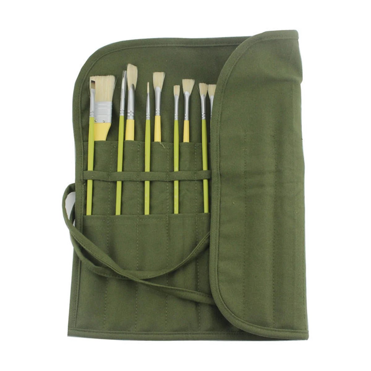 Estuche Enrollable para Pinceles | 22 Ranuras - UpsArtes