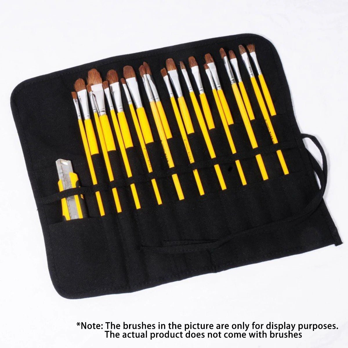 Estuche Enrollable para Pinceles | 22 Ranuras - UpsArtes