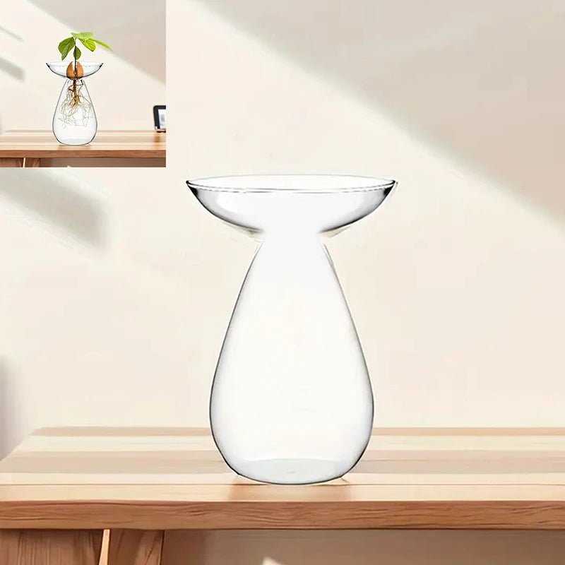 Florero hidropónico A6 para cultivo en agua