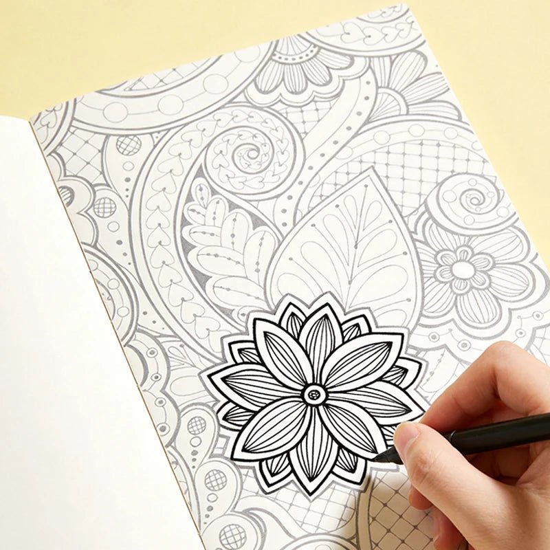 Libro para Colorear Mandalas: 24 Diseños de Flores, Animales y Paisajes - UpsArtes