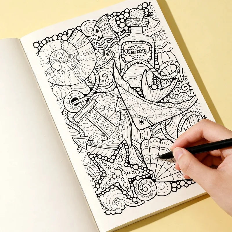 Libro para Colorear Mandalas: 24 Diseños de Flores, Animales y Paisajes - UpsArtes