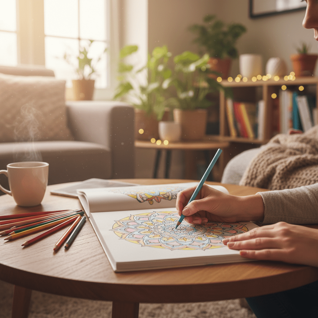 Libro para Colorear Mandalas: 24 Diseños de Flores, Animales y Paisajes - UpsArtes