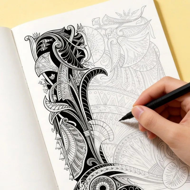 Libro para Colorear Mandalas: 24 Diseños de Flores, Animales y Paisajes - UpsArtes