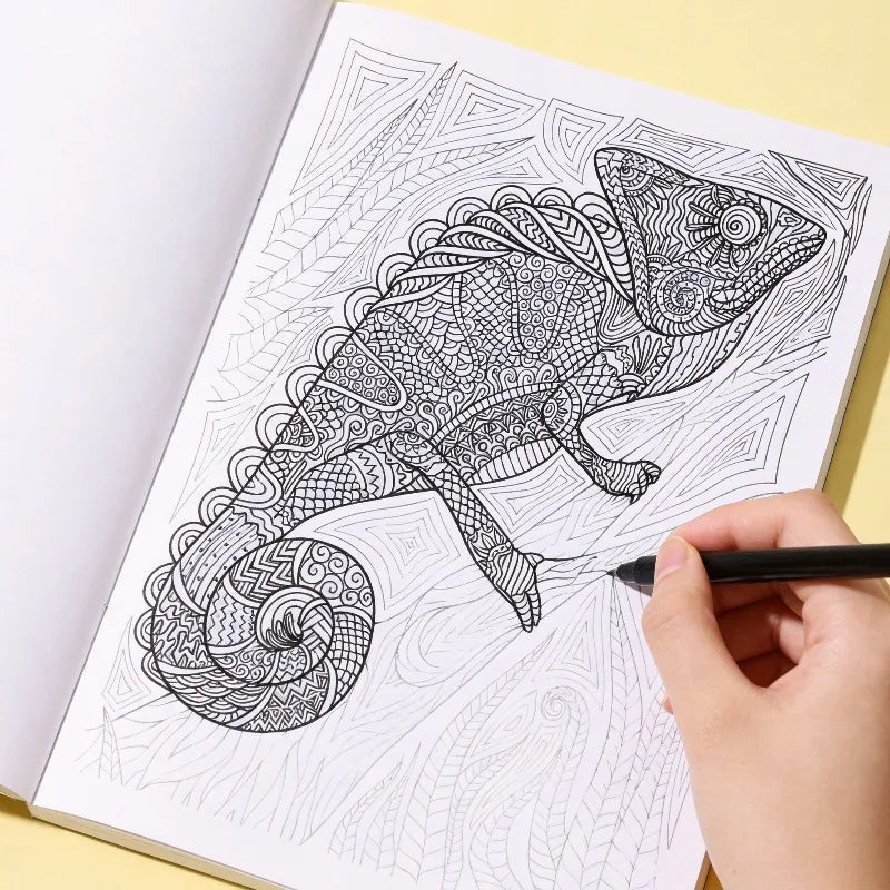 Libro para Colorear Mandalas: 24 Diseños de Flores, Animales y Paisajes - UpsArtes