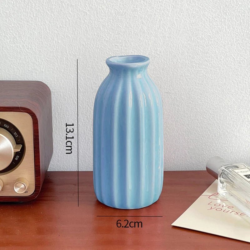 Mini Florero de Cerámica Decorativo | Estilo Nordic Kawaii - UpsArtes