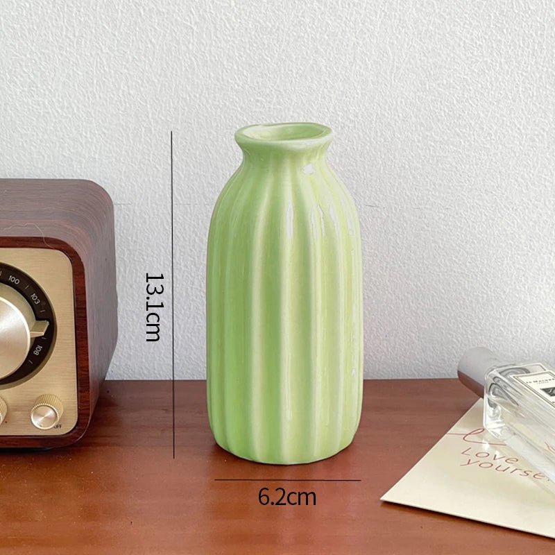 Mini Florero de Cerámica Decorativo | Estilo Nordic Kawaii - UpsArtes
