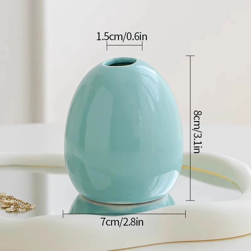 Mini Florero de Cerámica Decorativo | Estilo Nordic Kawaii - UpsArtes