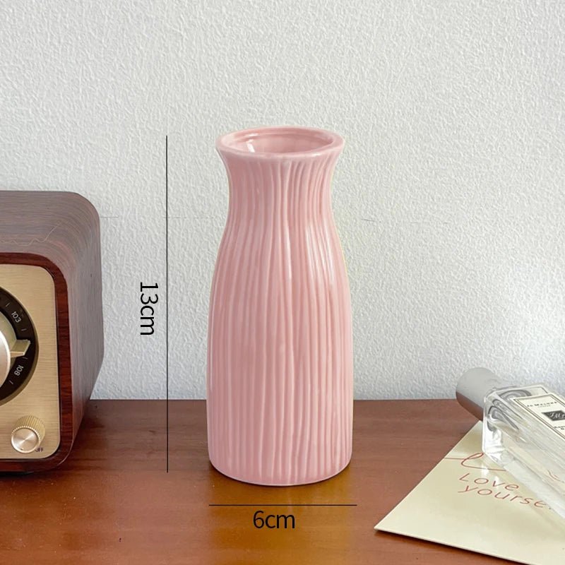 Mini Florero de Cerámica Decorativo | Estilo Nordic Kawaii - UpsArtes