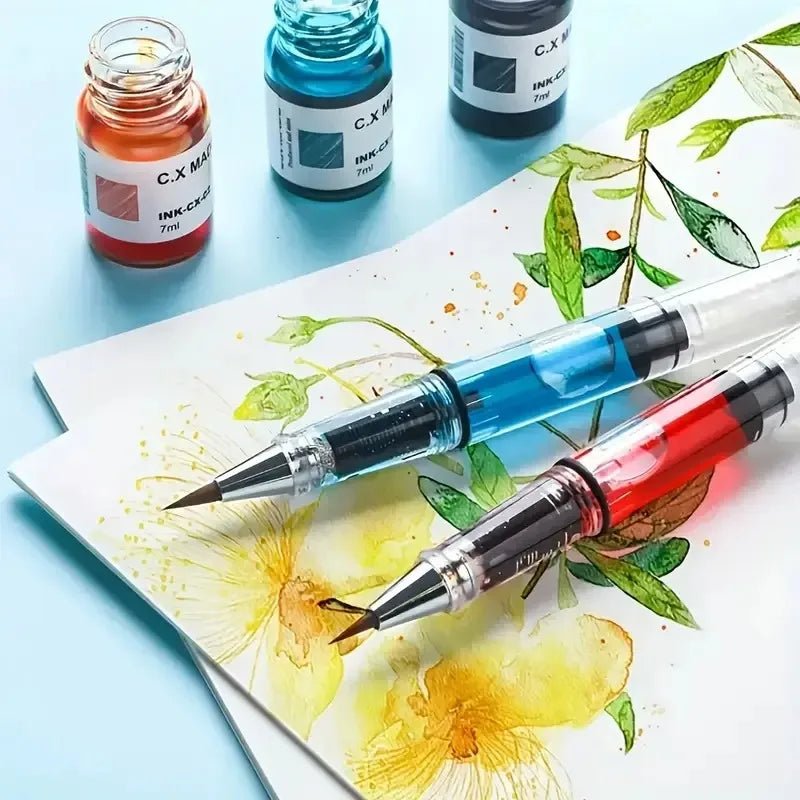Pincel de Agua Recargable para Acuarela y Caligrafía - UpsArtes