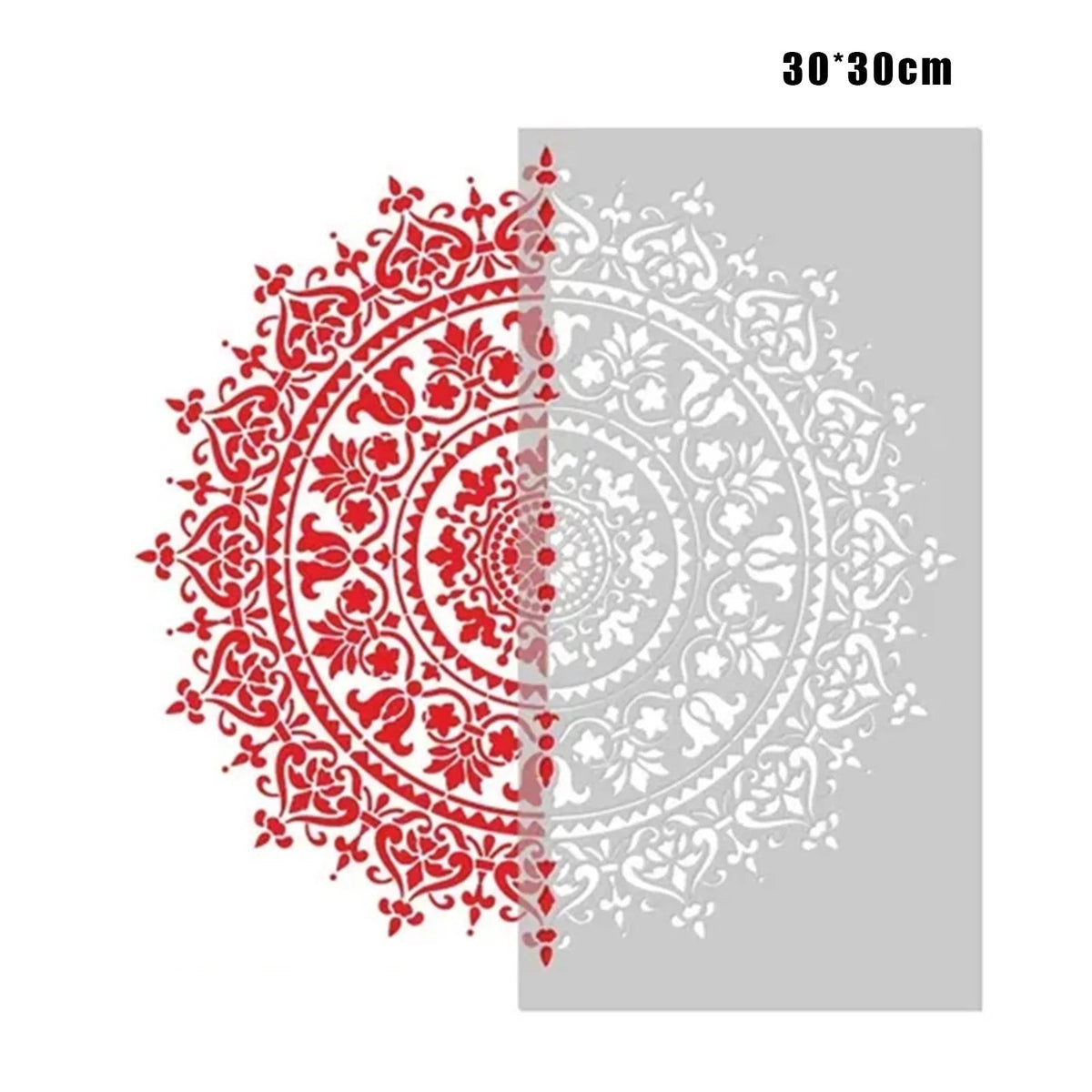 Plantilla de Mandala Reutilizable para Pintura y Manualidades - UpsArtes
