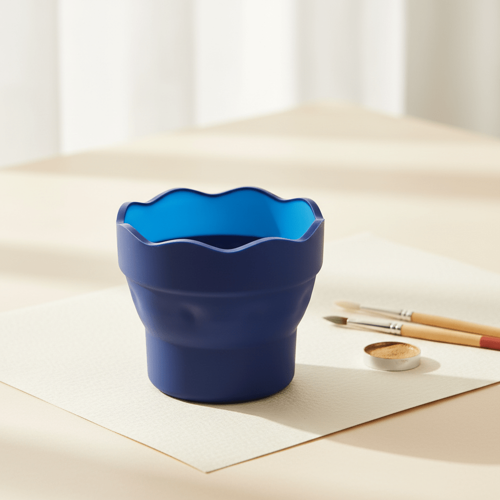 Vaso de agua plegable Faber-Castell Clic & Go - UpsArtes