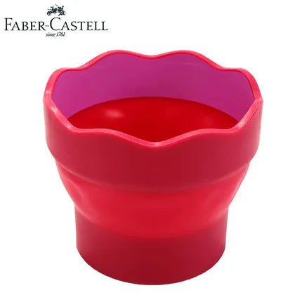 Vaso de agua plegable color rosado